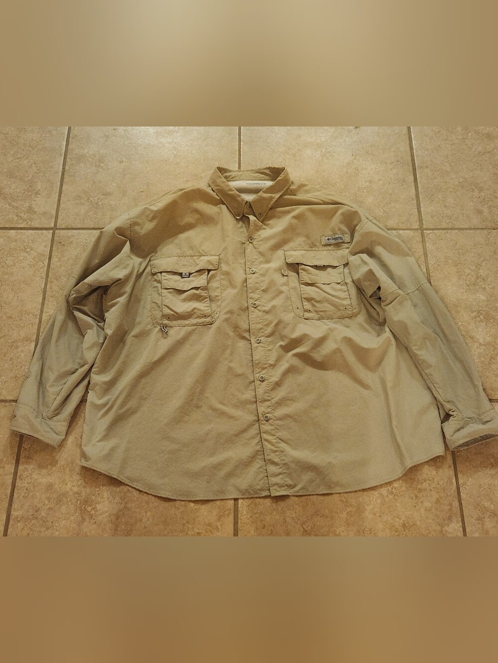 Columbia PFG Men's Khaki Performance Pants